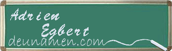 Adrien Egbert Visitenkarte